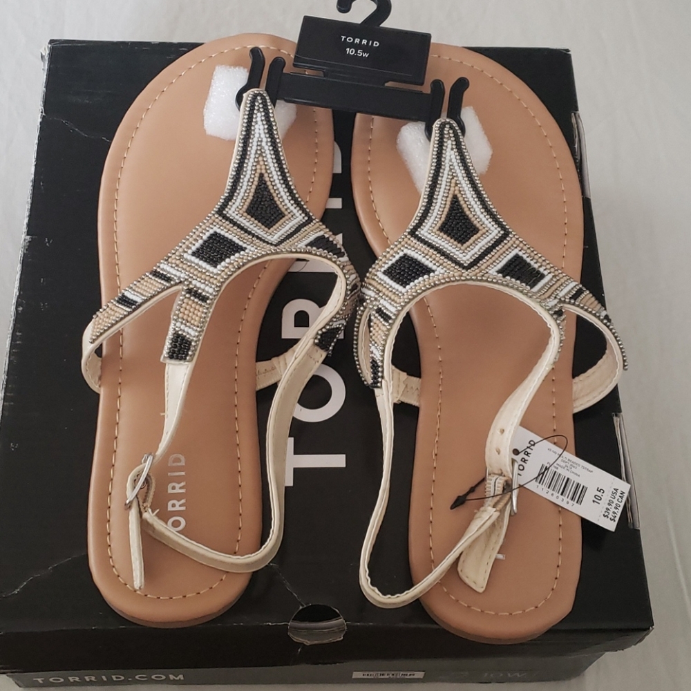 Torrid Beaded Sandals